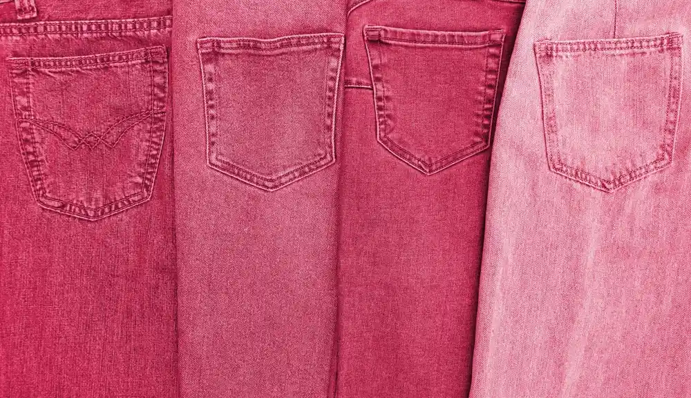 Jeans farverige